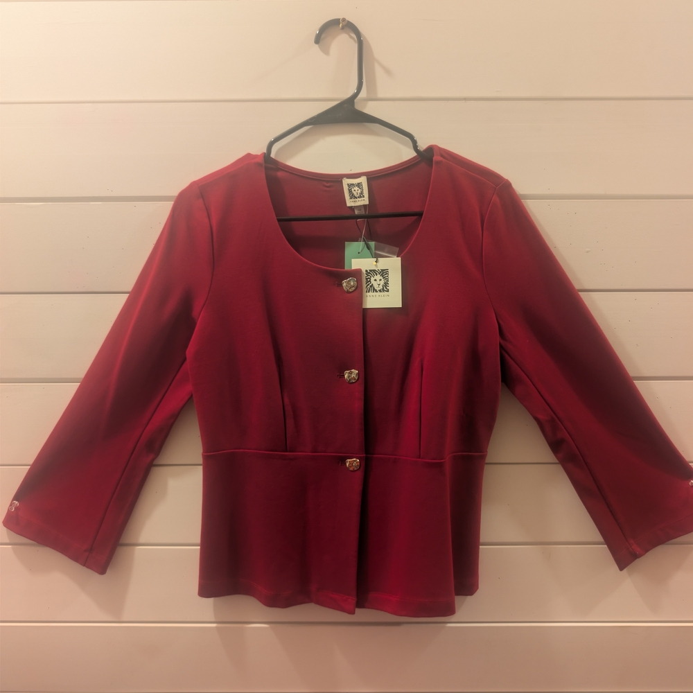 Anne Klein Red Women's Jacket